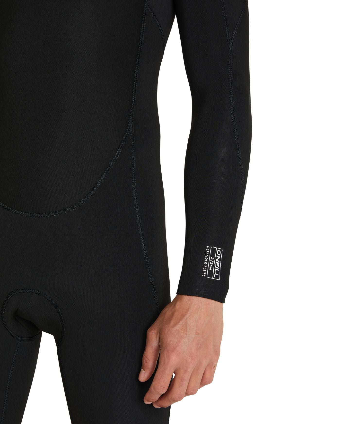 Defender Chest Zip Long Sleeve Spring Suit 2mm Wetsuit - Black
