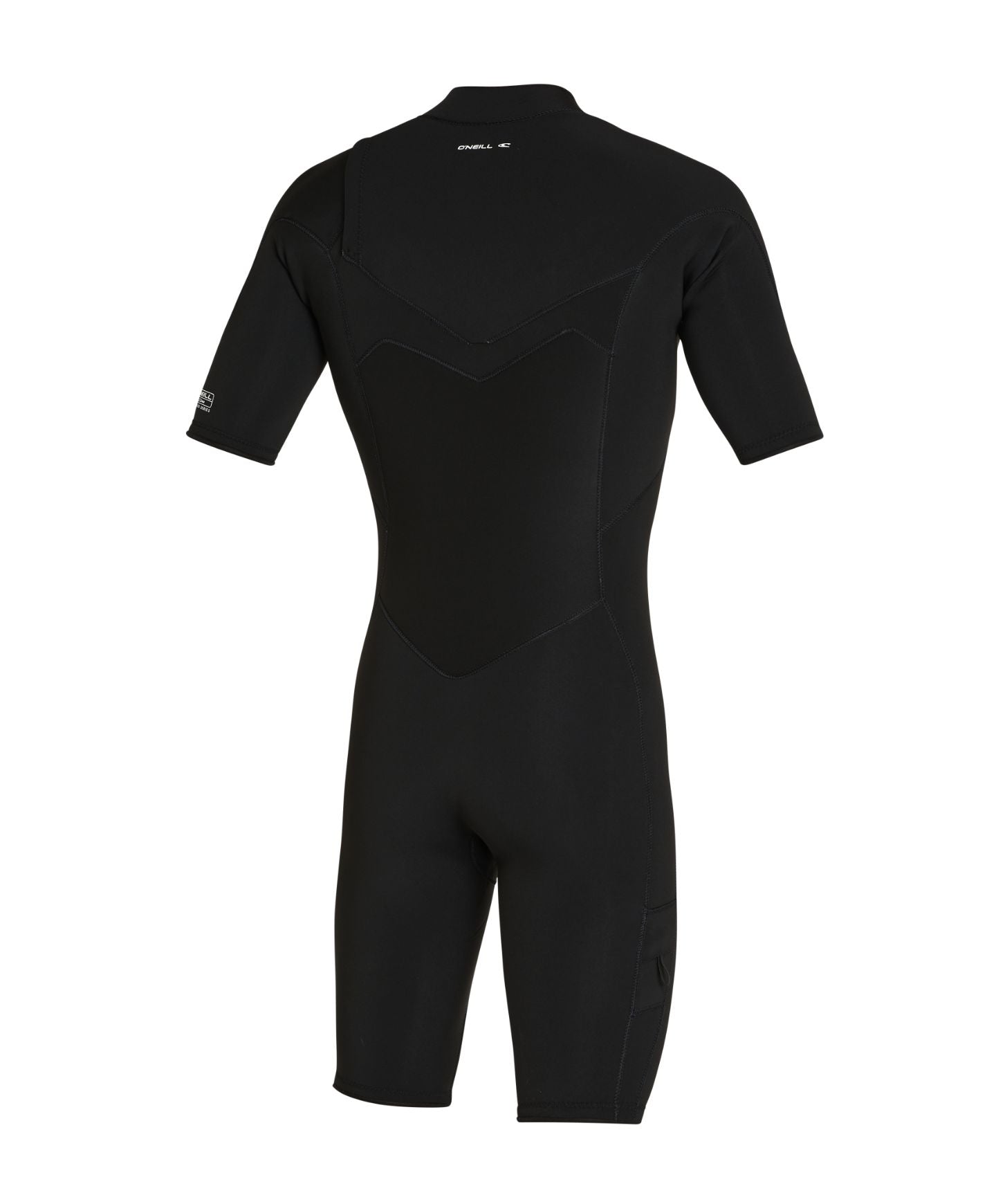Defender Chest Zip Short Sleeve Spring Suit 2mm Wetsuit - Black