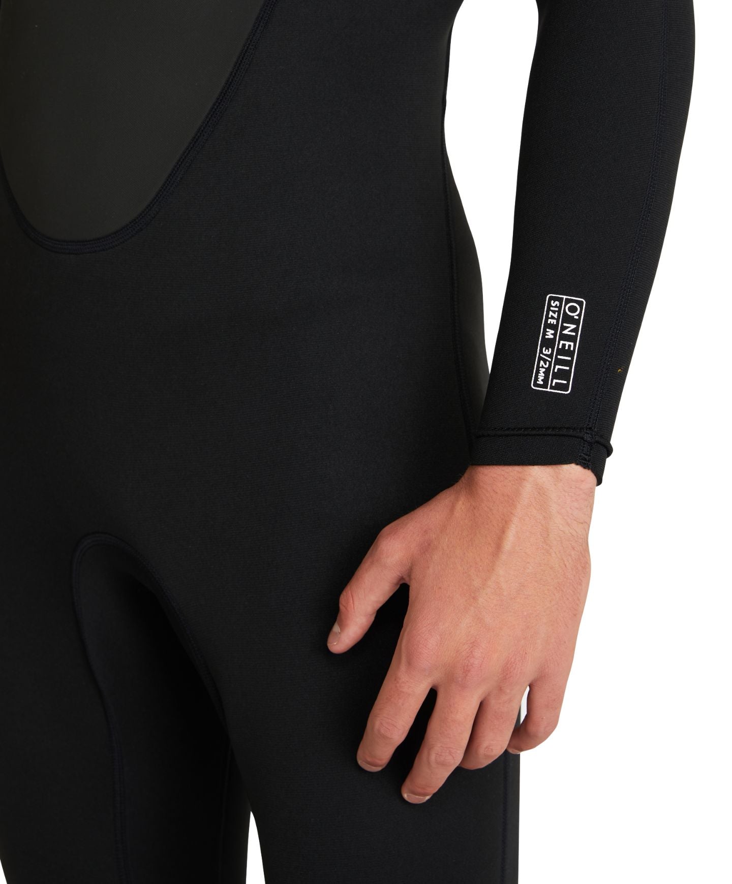 Factor 3/2mm Steamer Back Zip Wetsuit - Black