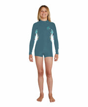 Girl's Bahia 2mm LS Mid Spring Suit Wetsuit - Aloha