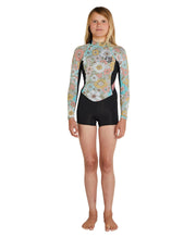 Girl's Bahia 2mm LS Mid Spring Suit Wetsuit - Wildflower