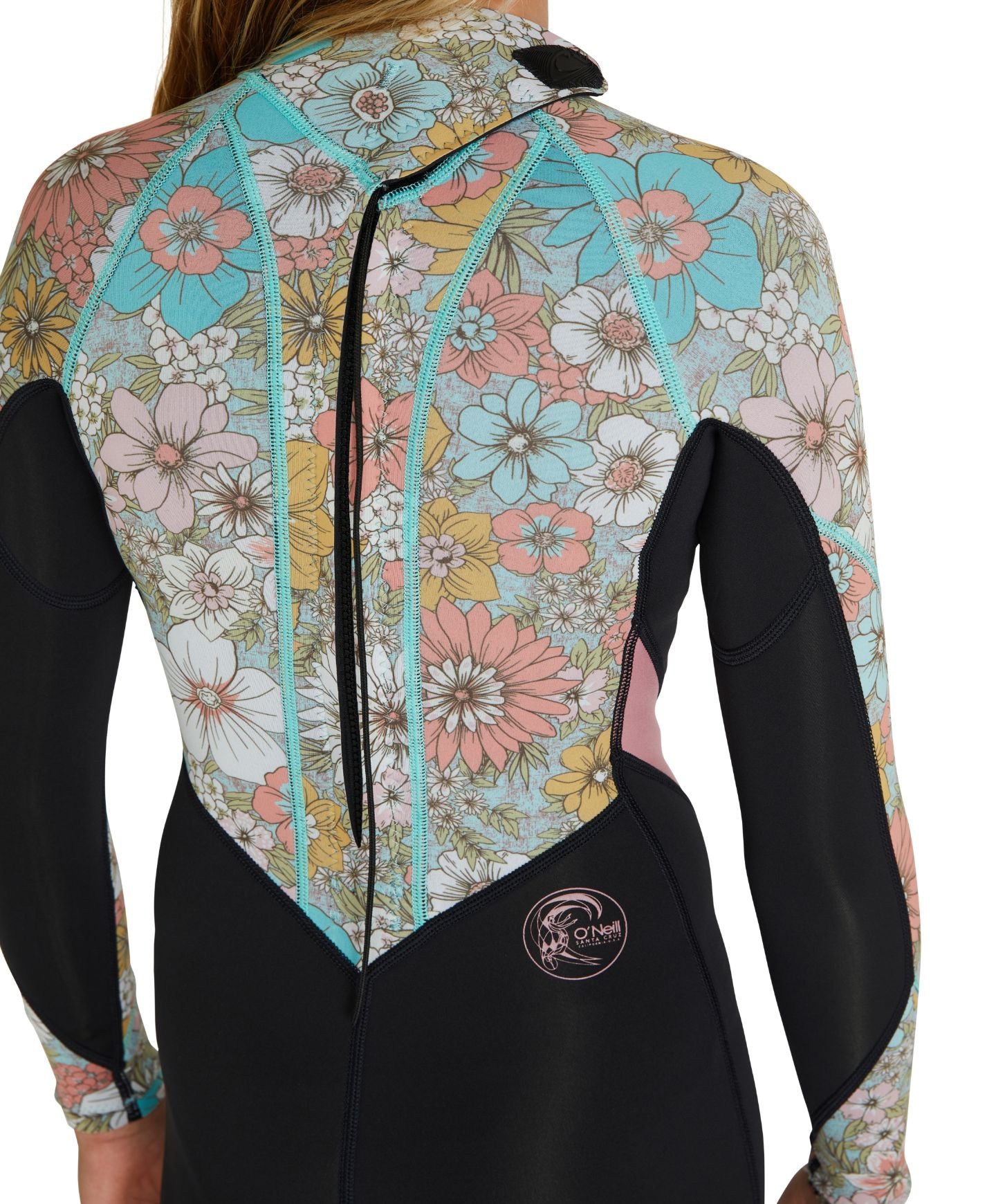 Girl's Bahia 2mm LS Mid Spring Suit Wetsuit - Wildflower