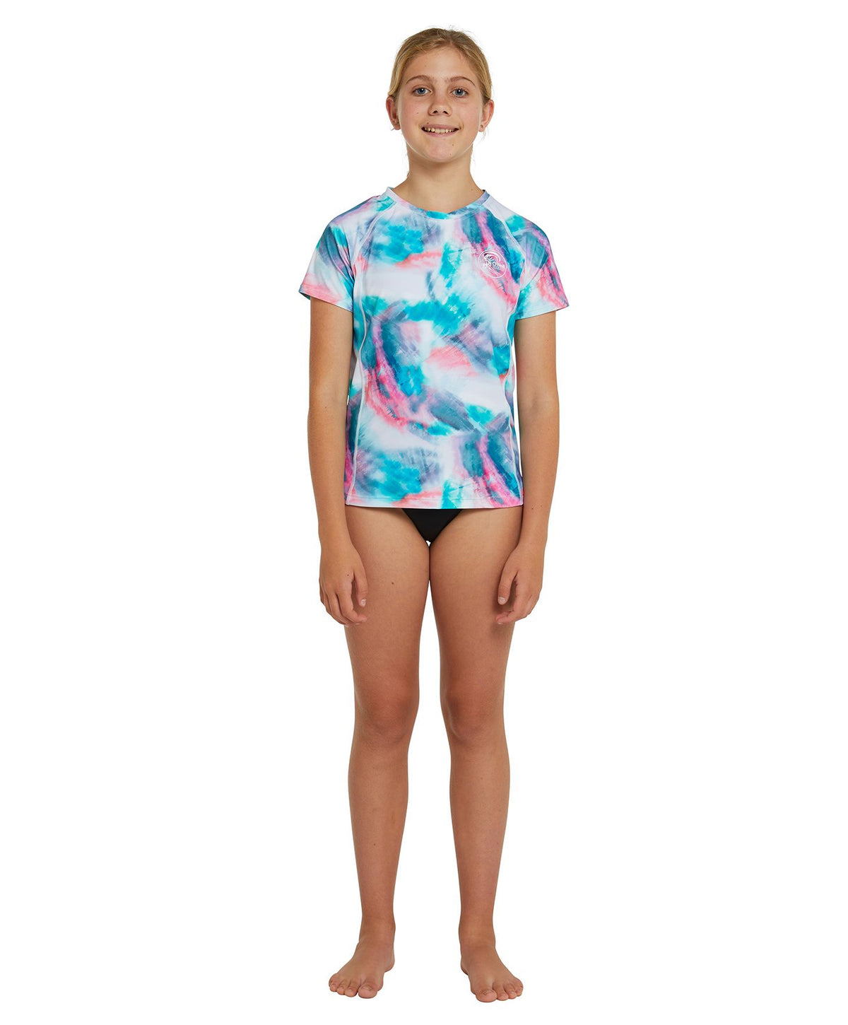 Girl's Bahia Uv Long Sleeve Rash Tee - Wavedye