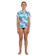 Girl's Bahia Uv Long Sleeve Rash Tee - Wavedye