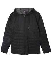 Glacier Hood Reversible Jacket - Black
