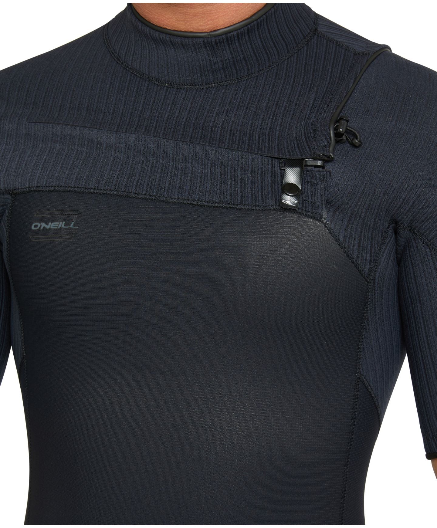 HyperFreak Short Sleeve Springsuit 2mm Chest Zip Wetsuit - Black