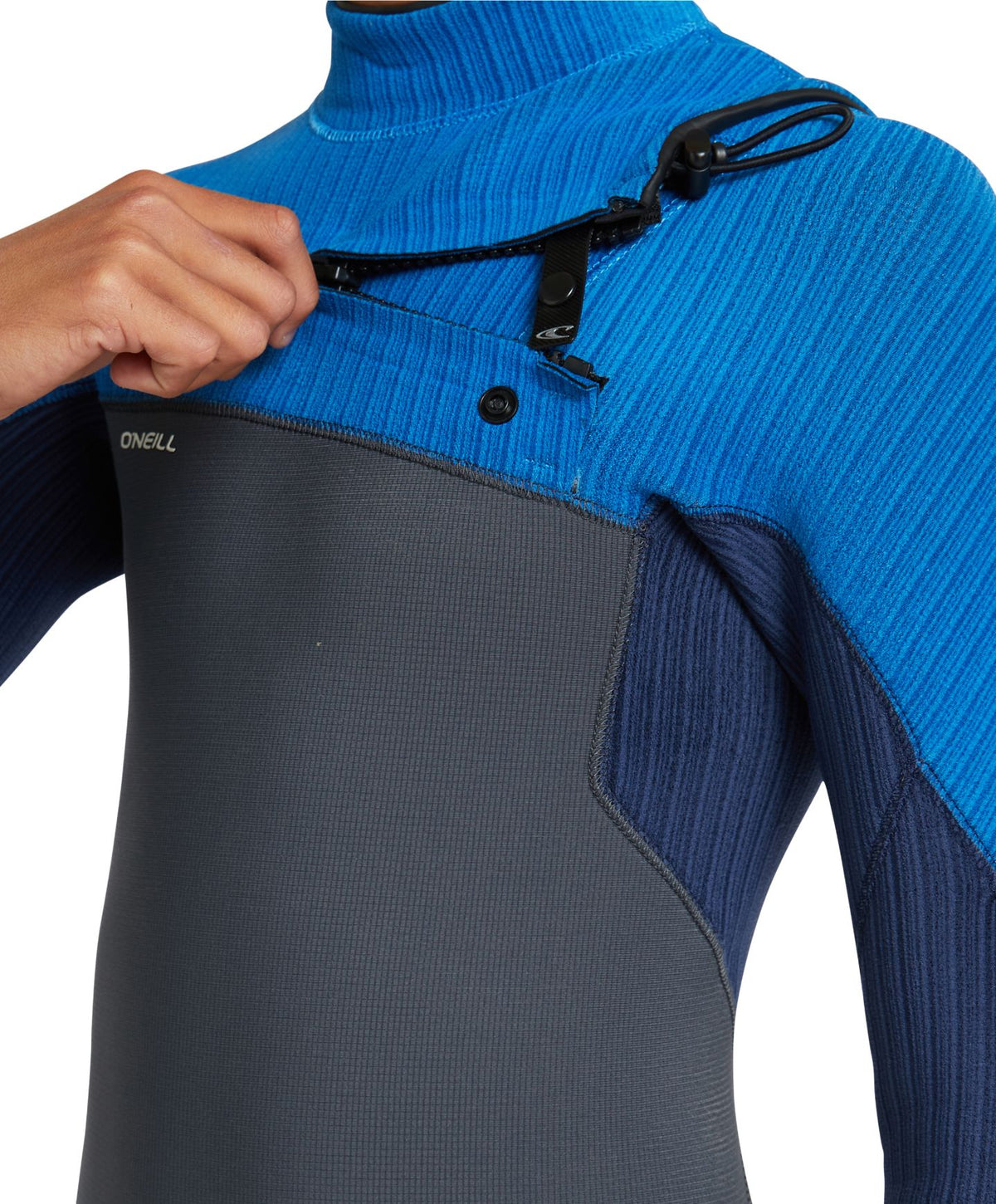 Kid's Hyperfreak 3/2+ Steamer Chest Zip Wetsuit - Graphite