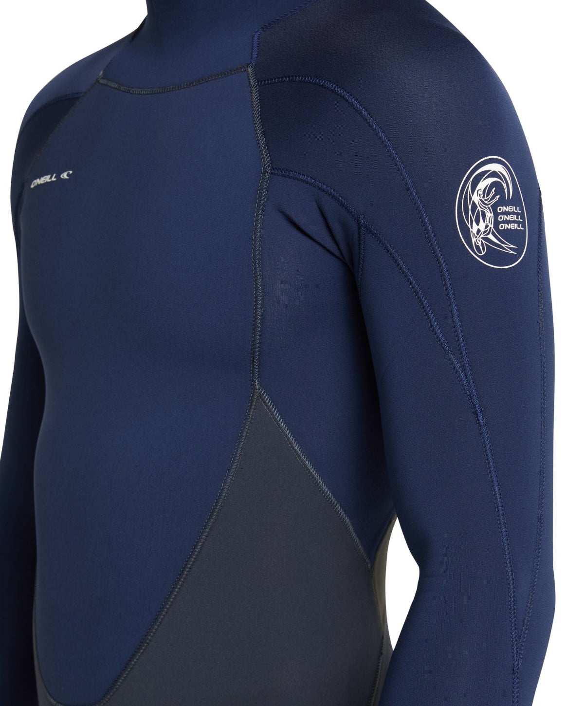 Defender 4/3mm Steamer Back Zip Wetsuit - Gunmetal Navy