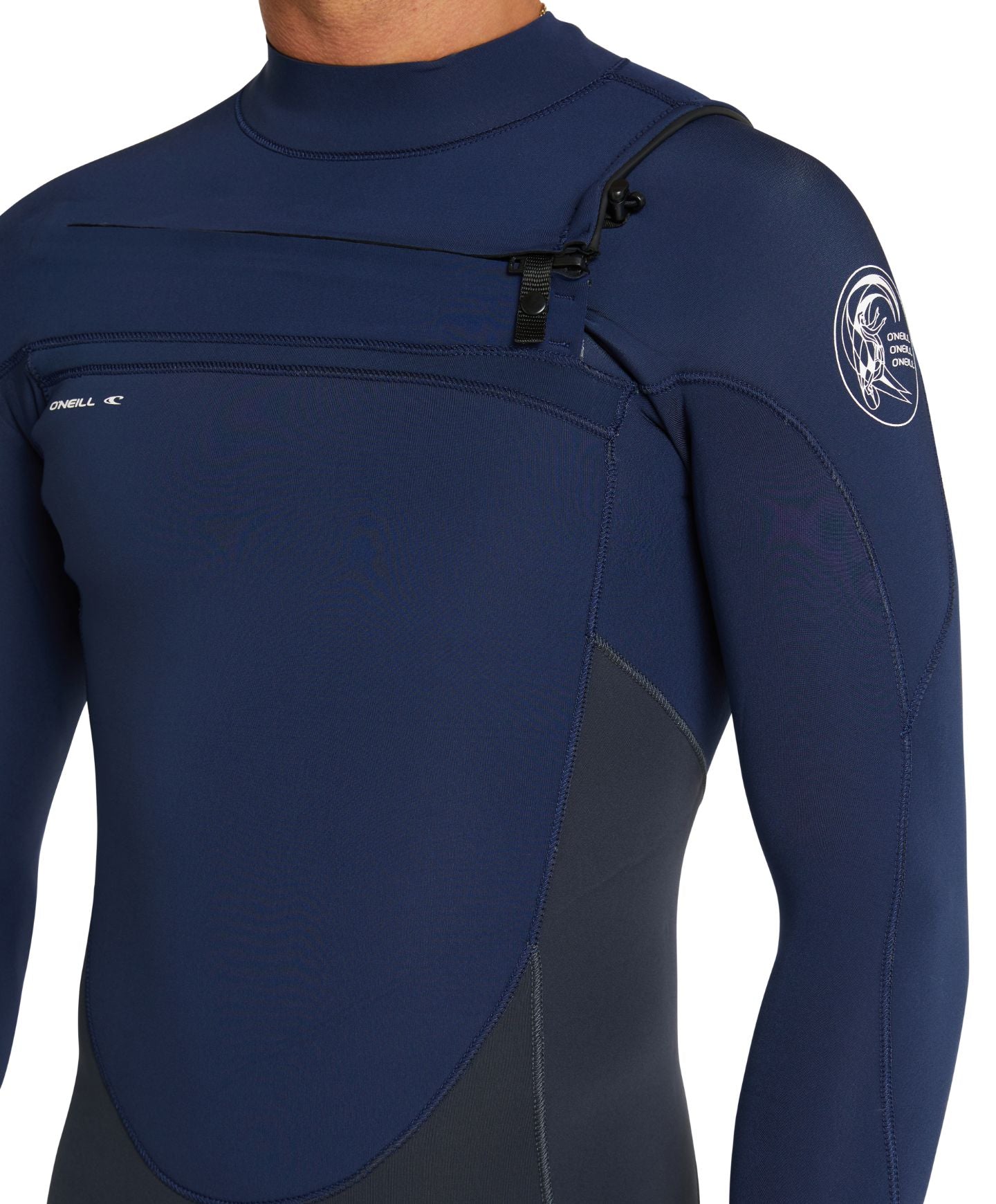 Defender 4/3mm Steamer Chest Zip Wetsuit - Gunmetal Navy