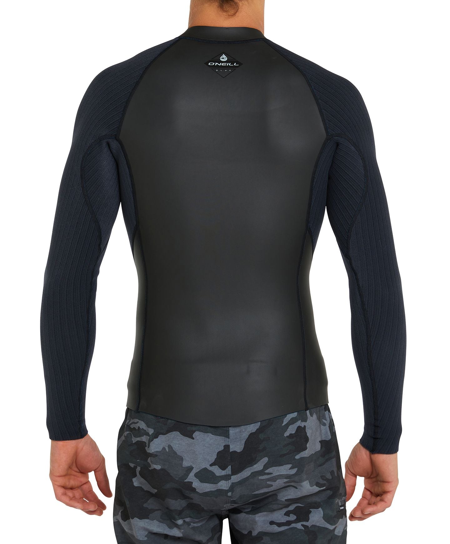 HyperFreak Front Zip Long Sleeve Wetsuit Jacket 2mm - Black