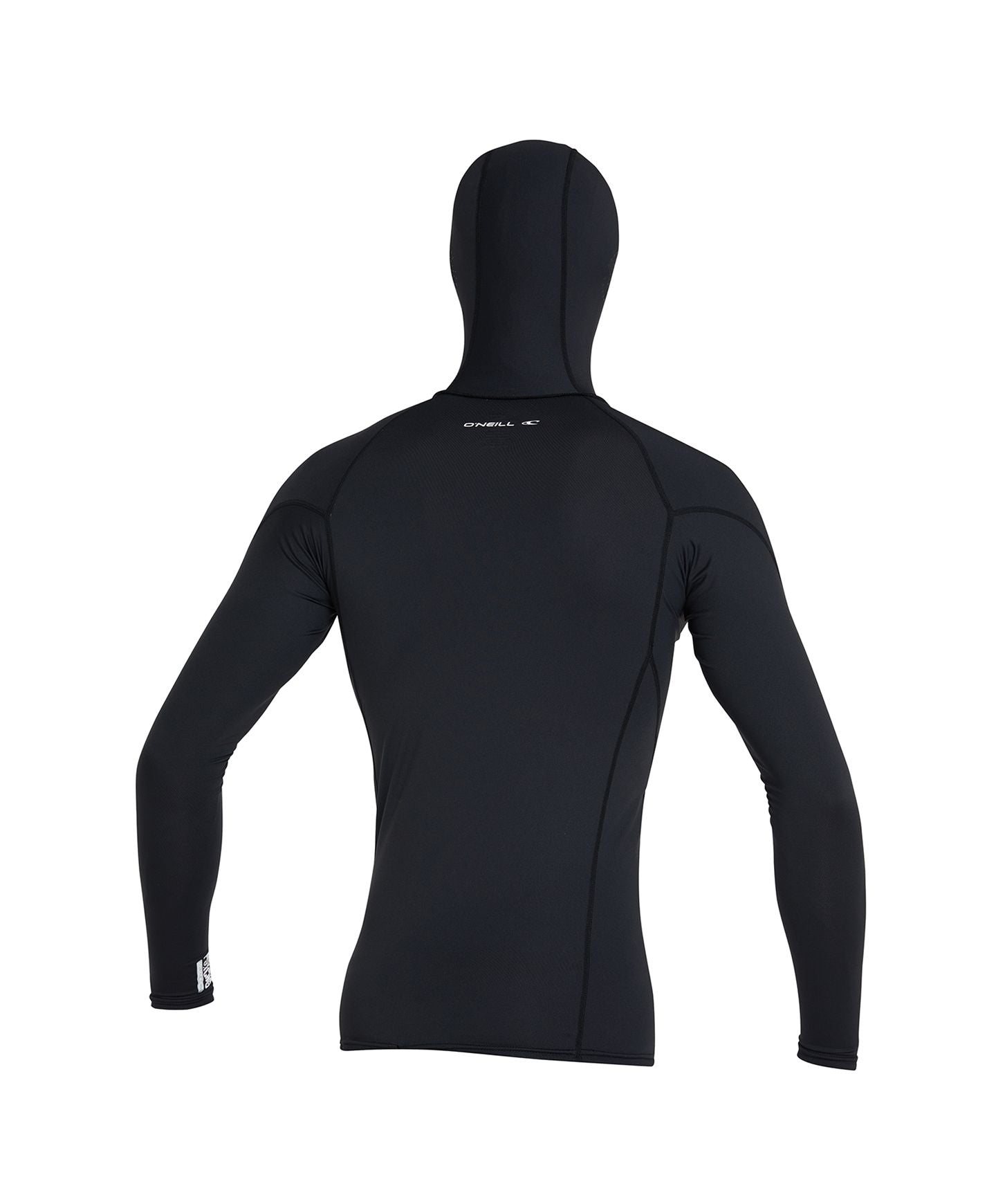 Psycho Hooded UV Long Sleeve Rash Vest - Black