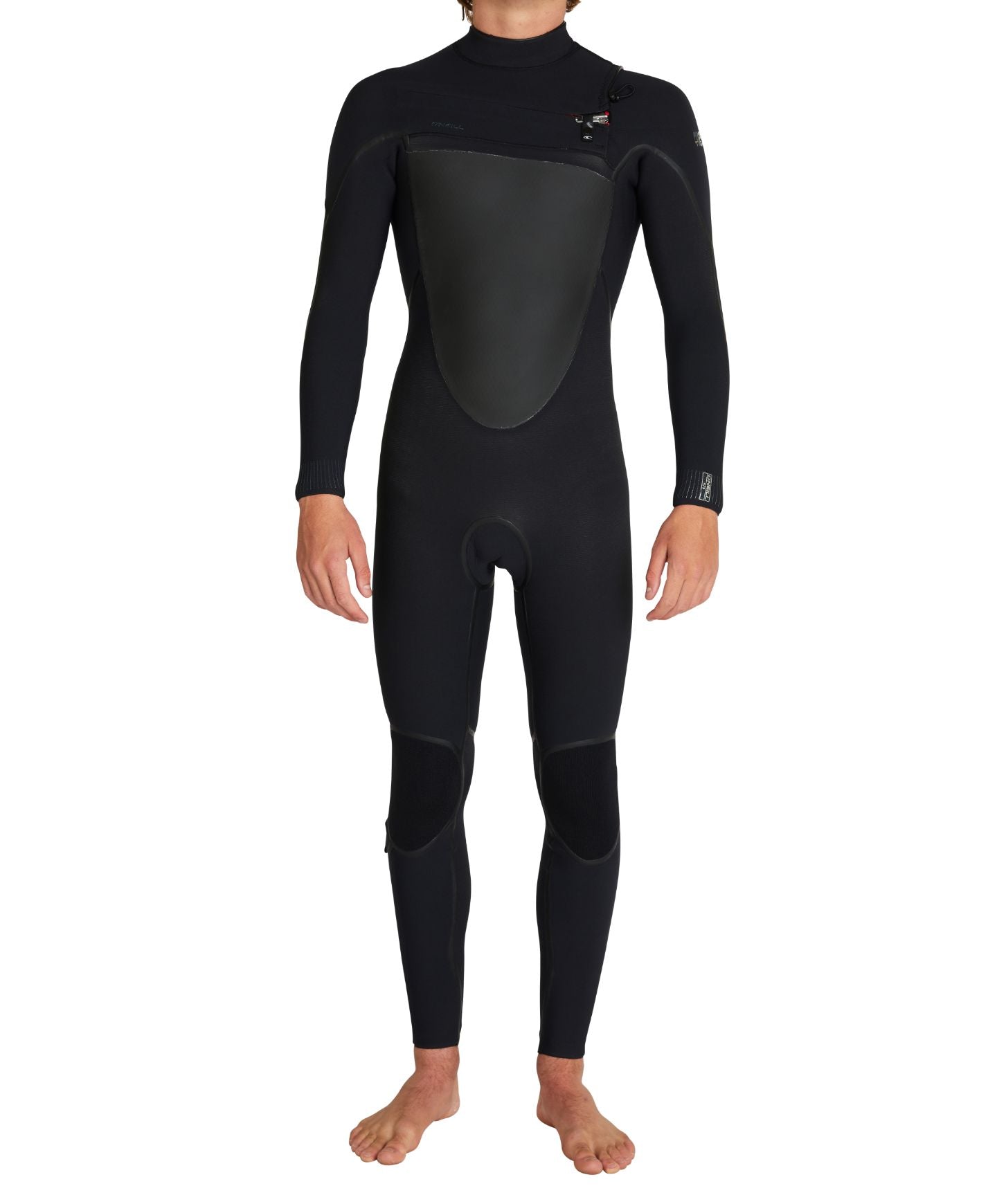 Psycho Tech 3/2mm Steamer Chest Zip Wetsuit - Black