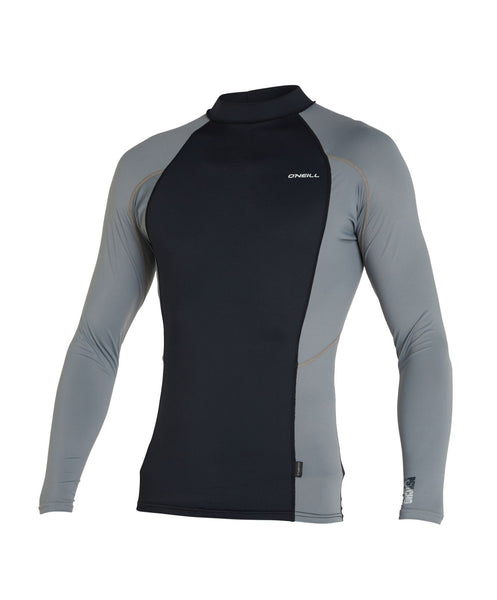 Buy Psycho UV Long Sleeve Rash Vest - Smoke by O'Neill online - O'Neill ...