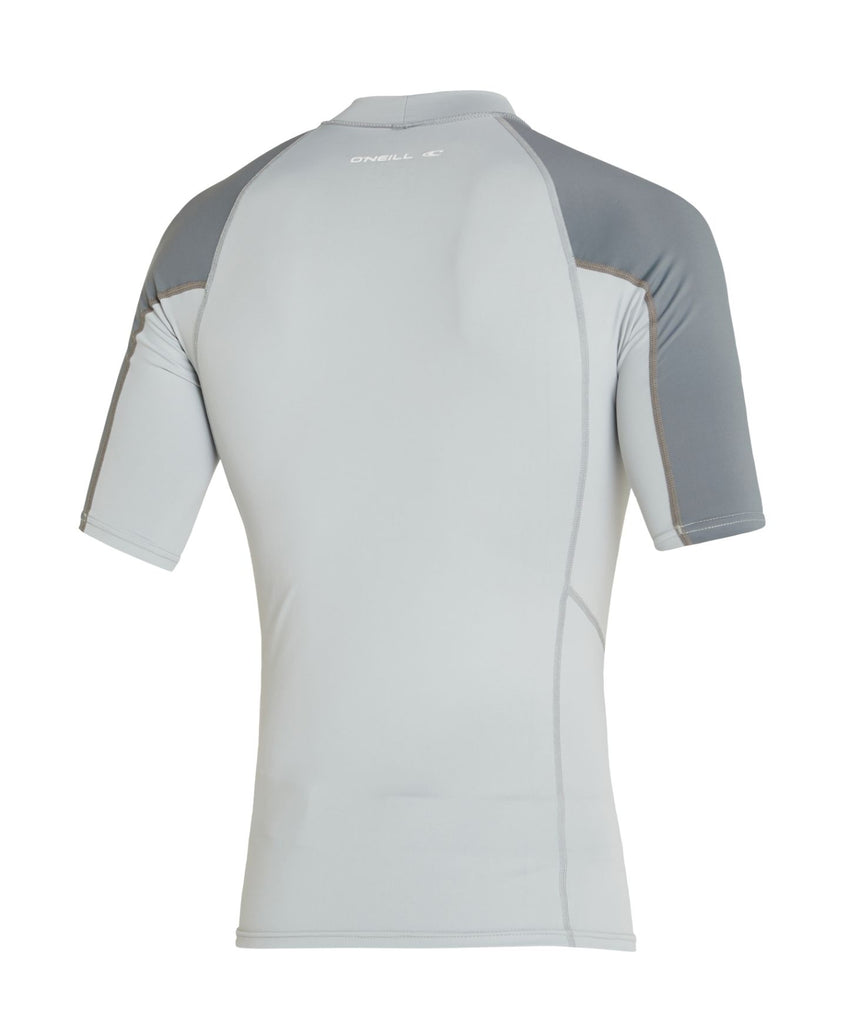 Buy Psycho UV Short Sleeve Rash Vest - Cool Grey by O'Neill online - O ...