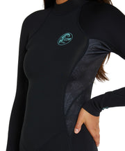 Women's Bahia 2mm Long Sleeve Long Spring Suit Wetsuit - Black Night Jungle