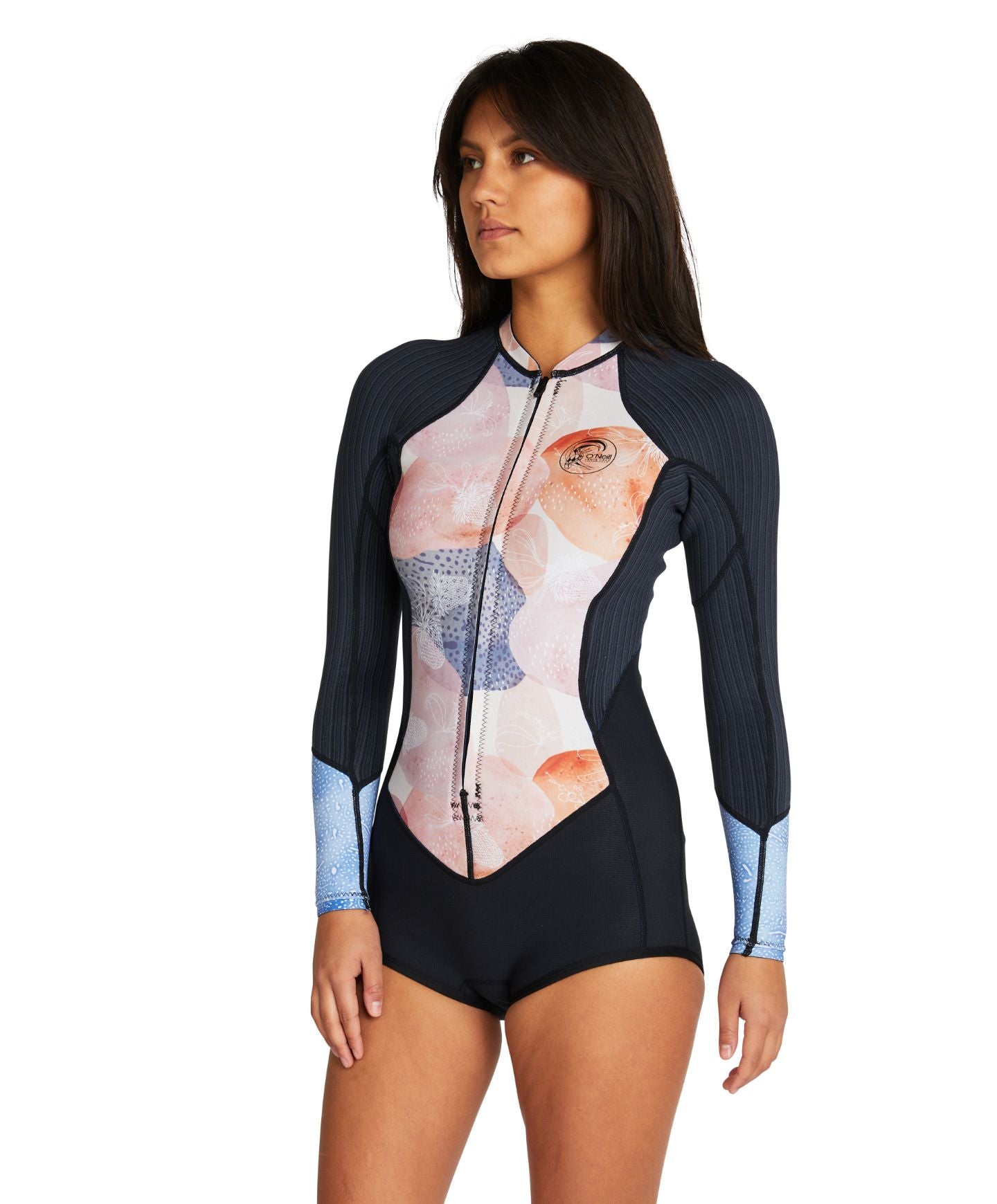 Women's Blueprint Front Zip Spring Suit 2/1.5mm - Desert Bloom