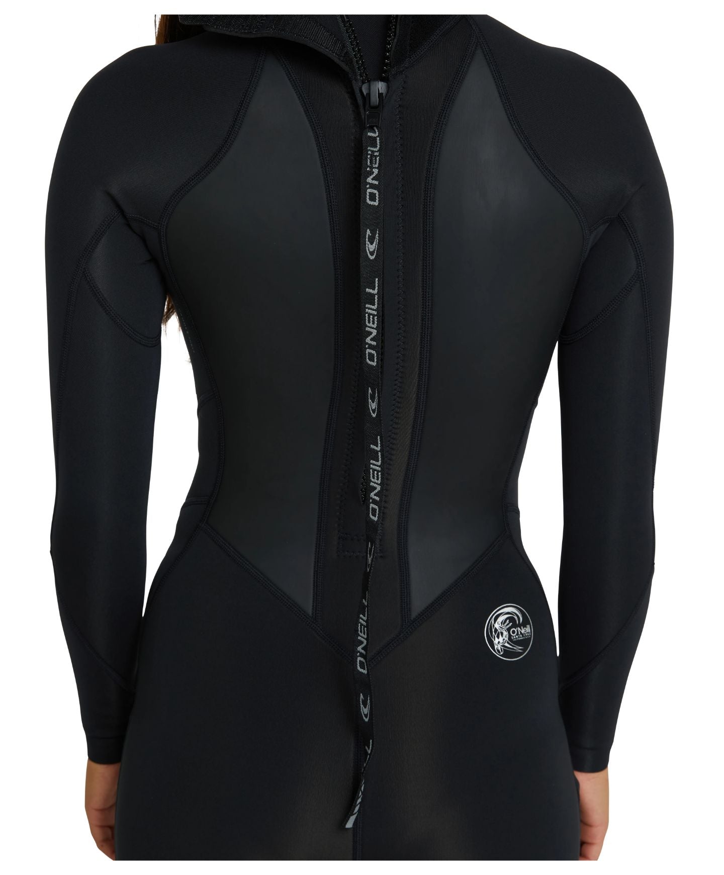 Women's Cruise BZ LS Mid Spring Suit 2mm Wetsuit - Black