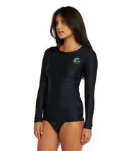 Salina LS UV Rash Vest - Black Night Jungle